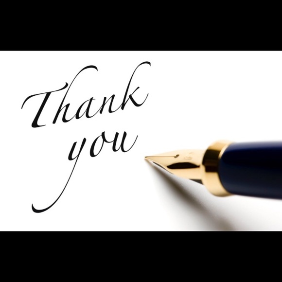 with sincerest thanks